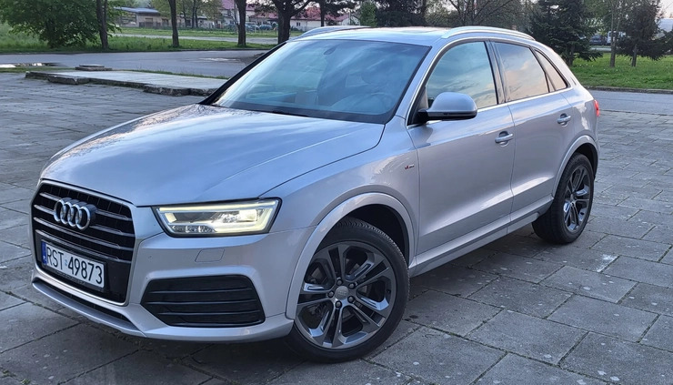 Audi Q3 cena 92100 przebieg: 21250, rok produkcji 2017 z Łask małe 106